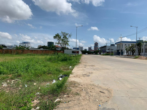 Land for Rent located in PP Thmei, ដីសម្រាប់ជួល ដីកែង500មពីផ្សារក្រមួន,Property Code: VBRE00893