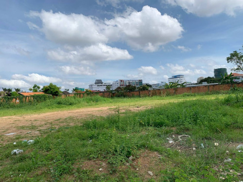 Land for Rent located in PP Thmei, ដីសម្រាប់ជួល ដីកែង500មពីផ្សារក្រមួន,Property Code: VBRE00893