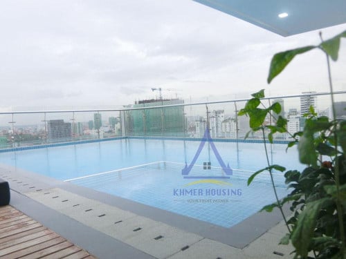 Tonle Bassak area | Nice View 2 Bedroom with gym and pool for nearby Nagaworld 2