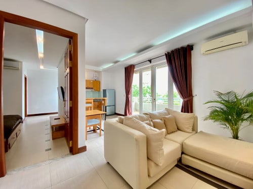 TTP area | Serviced apt one beds with gym for rent nearby Russian market