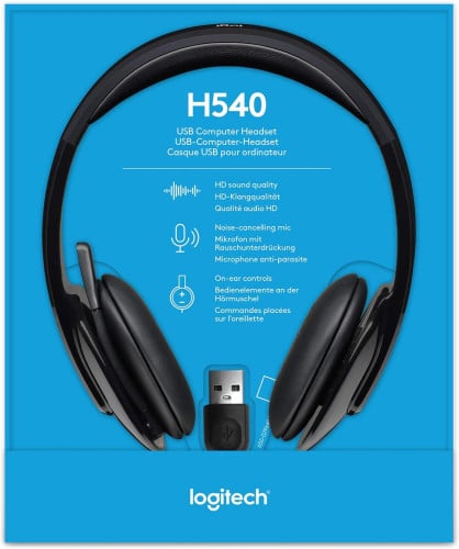 H540 Logitech High Performance USB Headset (New Original)