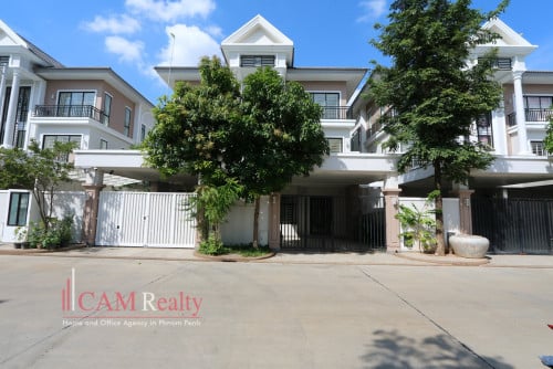 Hun Sen Blvd.| Brand new 4bedrooms twin villa for sale in Phnom Penh