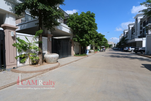 Hun Sen Blvd.| Brand new 4bedrooms twin villa for sale in Phnom Penh