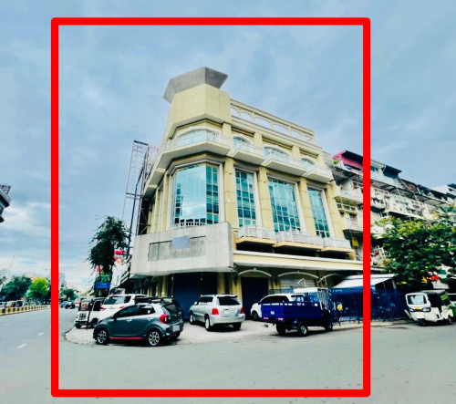 Corner Commercial Building For Rent Near Central Market, 12x18m, 04 Floors, 12,000$ Per Month, Very good for Bank, Microfinane, NGO, Office Company, Showrooms…..etc…..