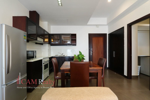 Tonle Bassac area| Spacious 1 bedroom serviced apartments for rent| Swimming pool, gym and sauna