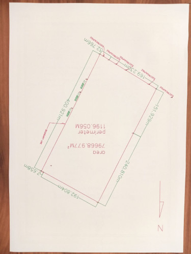 Land for Sale,ដីលក់ (អំពែភ្នំ)​ដីទល់មុខរោងចក្រ និងចម្ងាយ300មពីផ្លូវល្បឿនលឿន, Property Code: VBRE00916