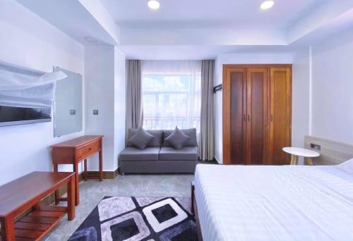 Brand NEW, Studio Bedroom apartment  for rent in Daun Penh area, Phnom Penh.