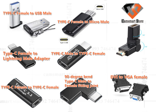 Type-C USB3.1 Adapter A Male To C Female 10G USB3.1 TYPE-C To USB Support Audio Video Expansion Dock