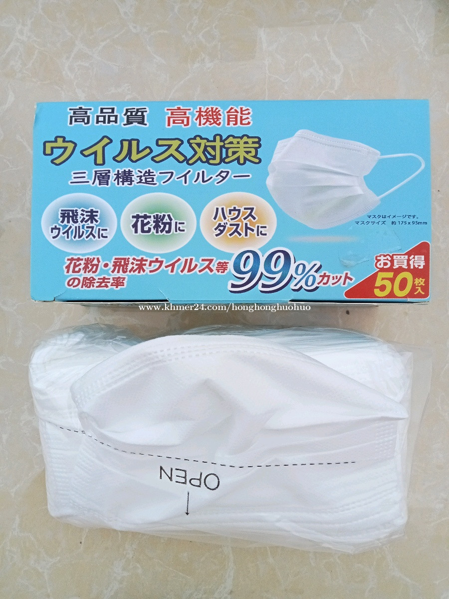 Japanese and korea KF94 mask Price 1 in Phnom Penh, Cambodia Tina