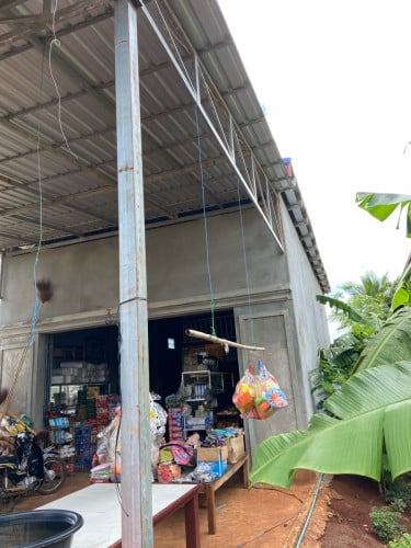 លក់ដីផ្ទះបន្ទាន់លុយ ទំហំដី 10*40ឞ ទំហំផ្ទះ 6*12ឞ សំយ៉ាបមុខ 6ឞ