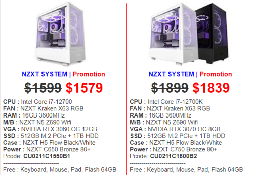 NZXT SYSTEM | Promotion $1579