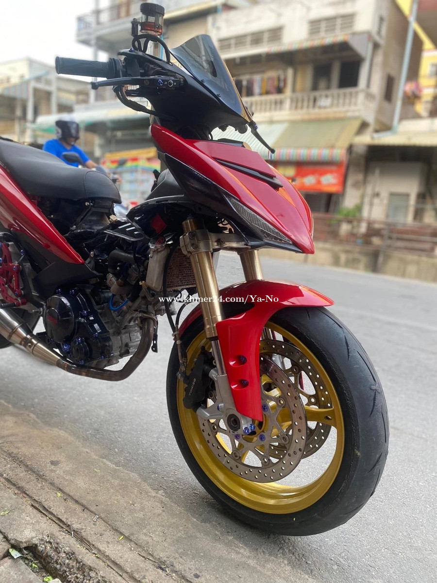 Yamaha exciter modified big wheels in Phnom Penh, Cambodia on