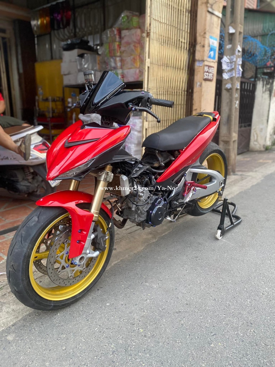 Yamaha exciter modified big wheels in Phnom Penh, Cambodia on