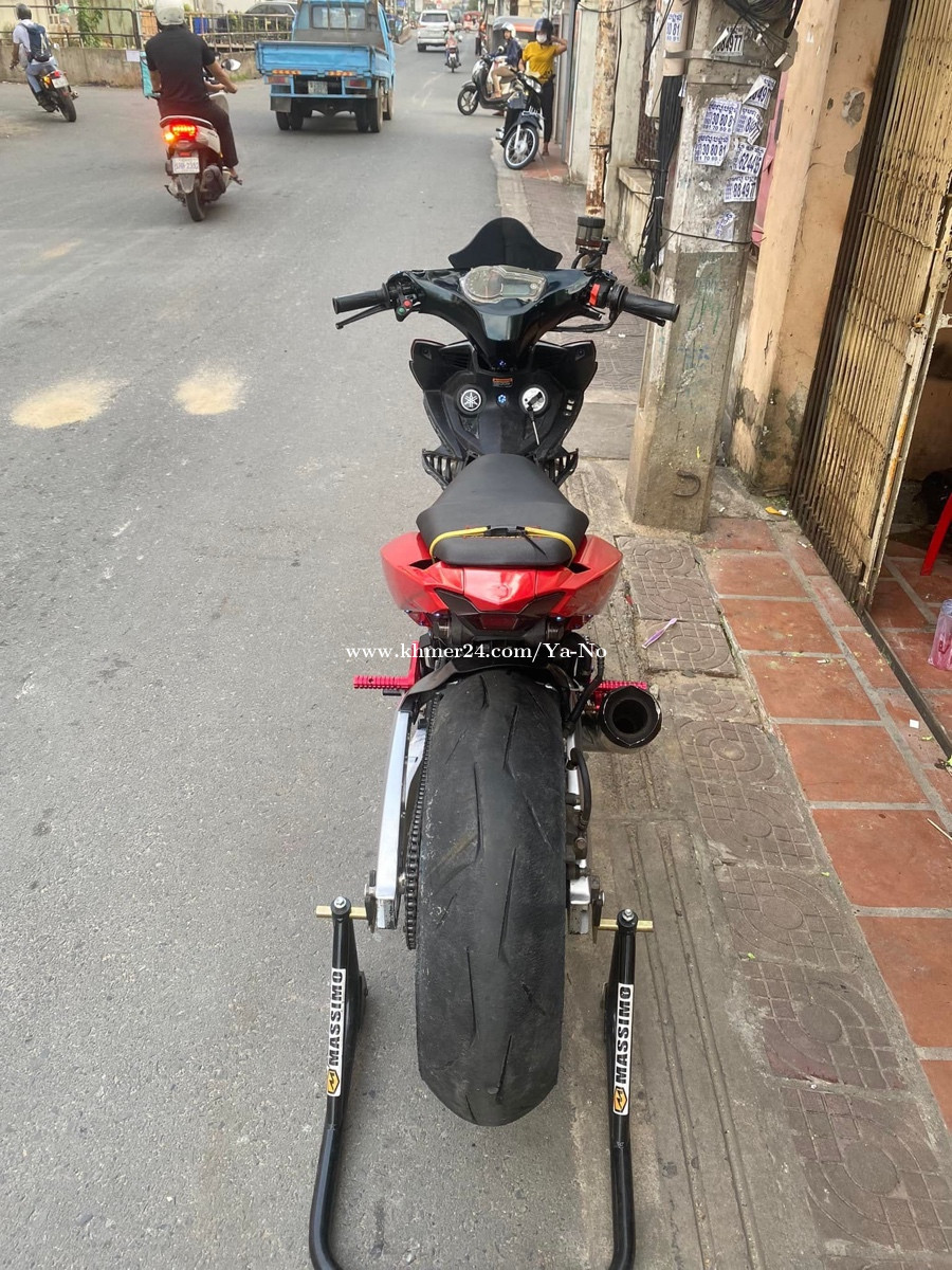 Yamaha exciter modified big wheels in Phnom Penh, Cambodia on