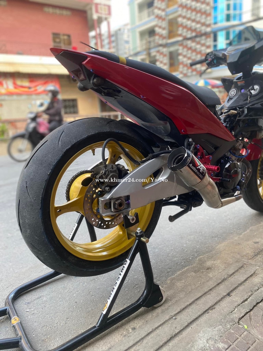 Yamaha exciter modified big wheels in Phnom Penh, Cambodia on