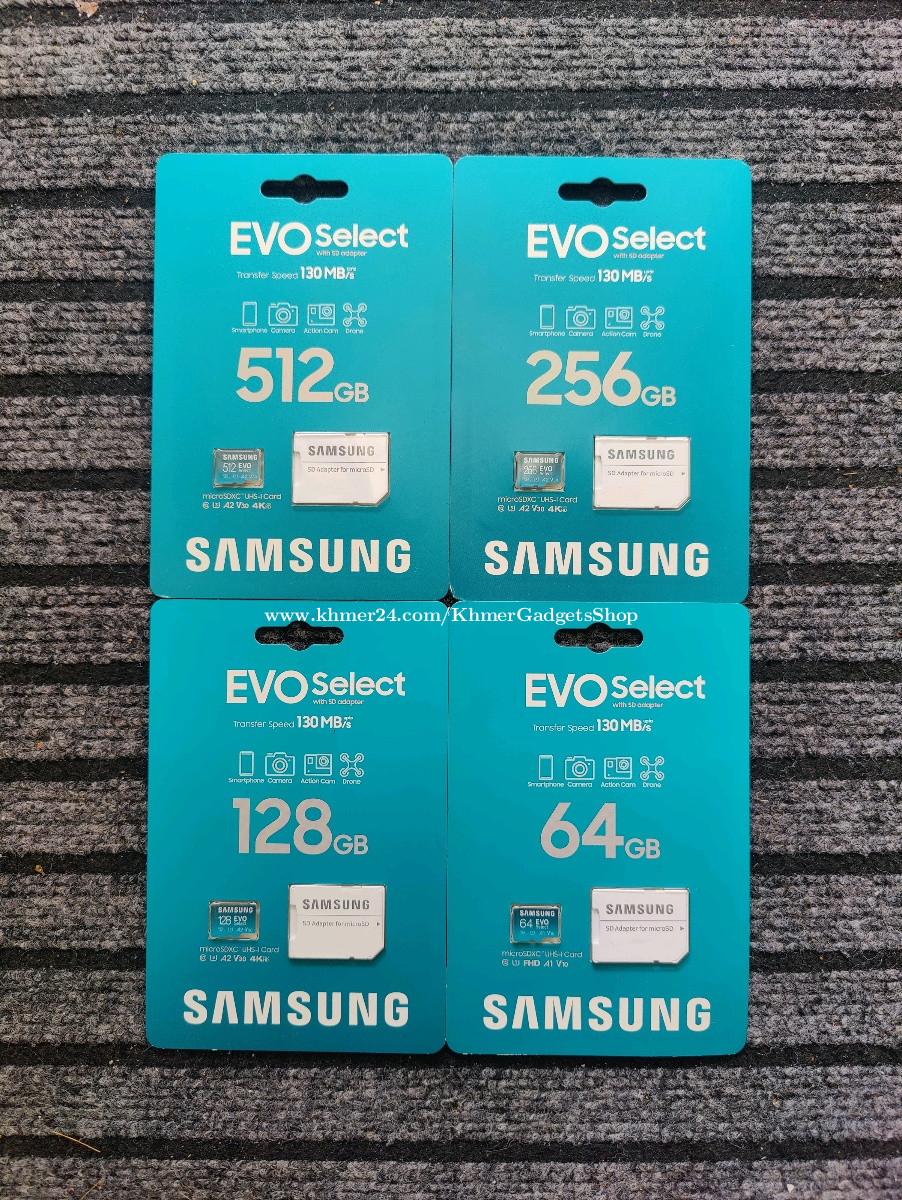 🔥SAMSUNG EVO Select + Adapter 64GB microSDXC 130MB/s Full HD & 4K