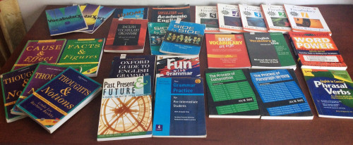 Various English Vocabulary and Grammar Books