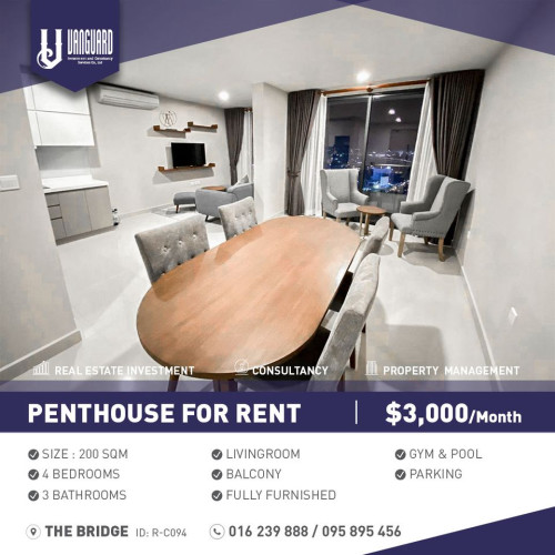 \ud83c\udfe0 Penthouse For Rent
