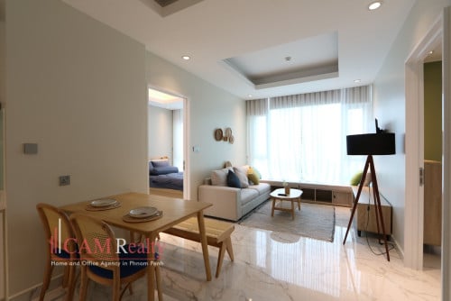 Brand new 2 bedrooms apartment for rent in BKK1 area, Phnom Penh