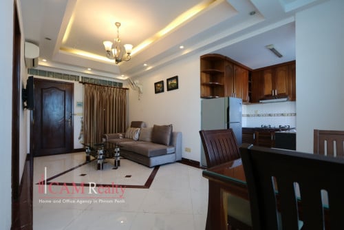 Boeng Trabaek area| 1 bedroom apartment for rent in Phnom Penh