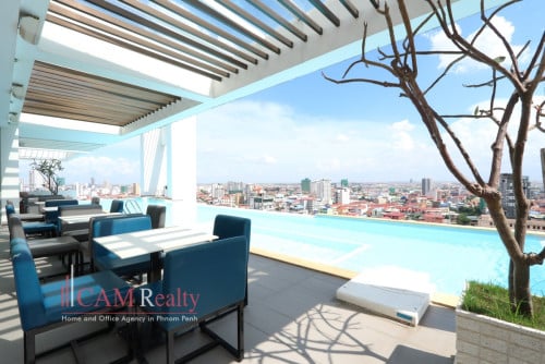 Modern style 2 bedrooms apartment for rent in Sangkat Tumnop Tuek