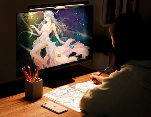 LED ដាក់លើ Monitor សម្រាប់ធ្វើការងារពេលយប់