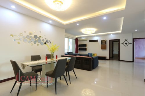 Bassac Garden City| Spacious modern style 3 bedrooms condominium for rent