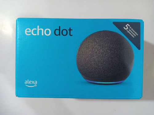 All-New Echo Dot (5th Gen, 2022 release) | Bigger vibrant sound smart speaker with Alexa | Charcoal
