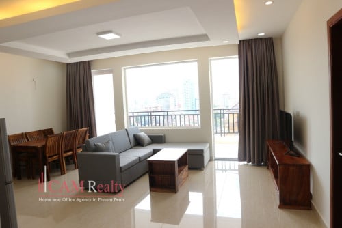 Spacious 2 bedrooms apartment for rent in Phnom Penh