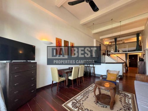 Beautiful Colonial Style Mezzanine Apartment for rent in Phnom Penh - Riverside