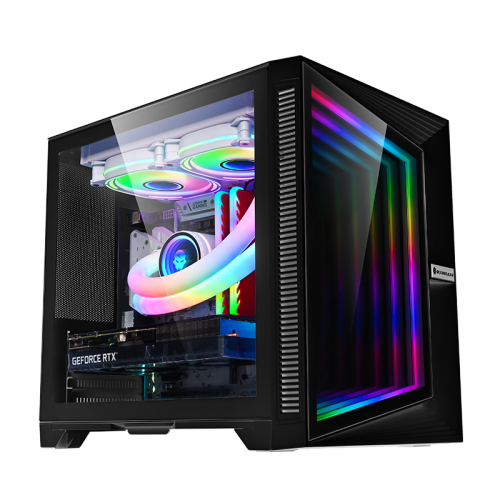WJCOOLMAN GAMING CASE 255C BLACK WHITE