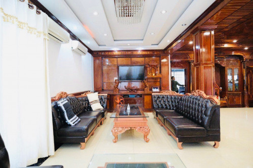 Villa For Rent At Toul Kork Area, 20mx25m, 06 Bedrooms, 4,000$ Per Month