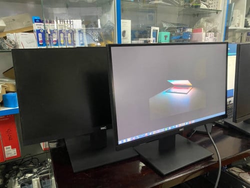 Monitor 21" ស្អាតអត់គែម (HDMI,VGA)