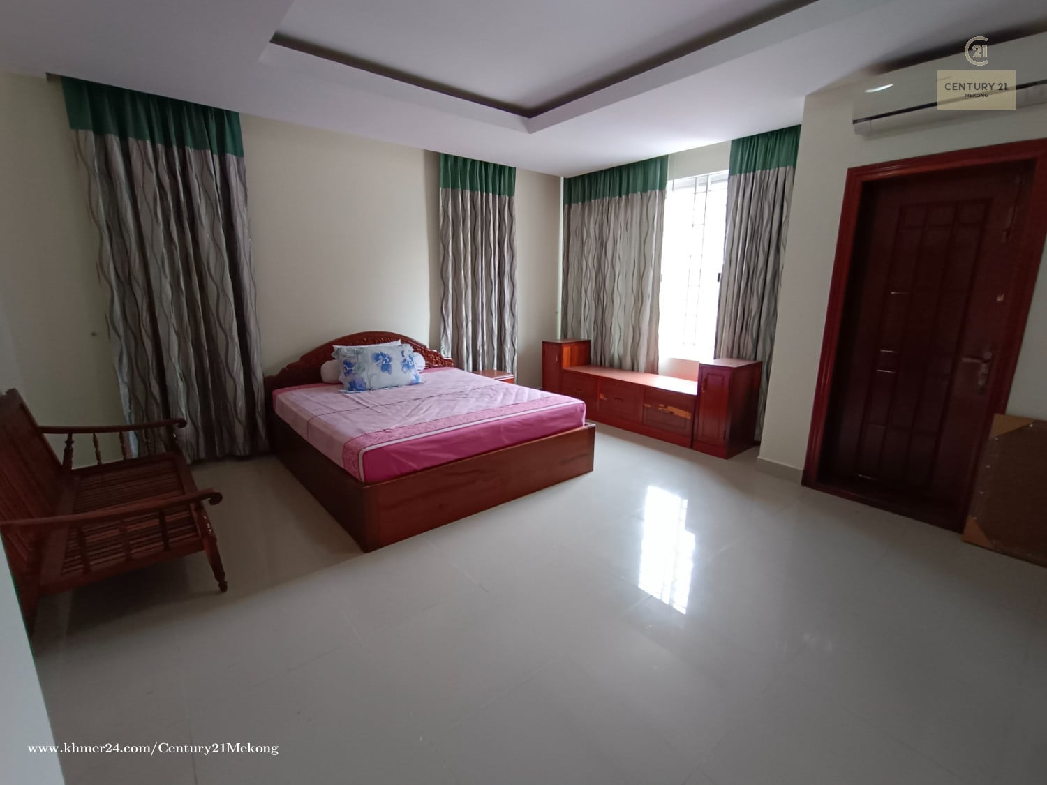 Twin Villa For Rent 1,200/month (Negotiable) At Borey Peng Huoth the