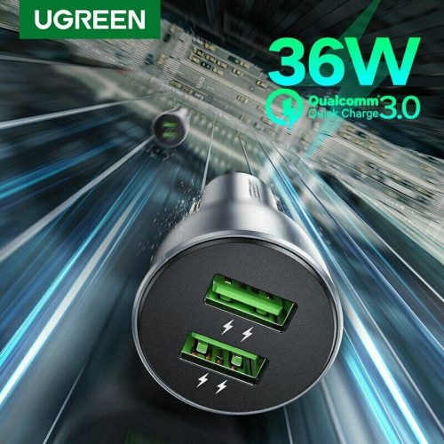 UGREEN 10144 Dual QC 3.0 USB-A 36W Fast Car Charge In Phnom Penh ...