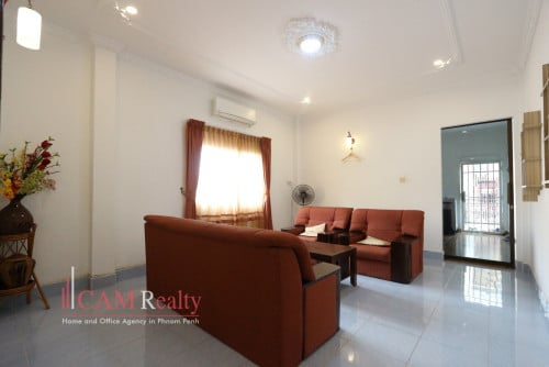 Russian Market area| Spacious 1 bedroom apartment for rent in Phnom Penh