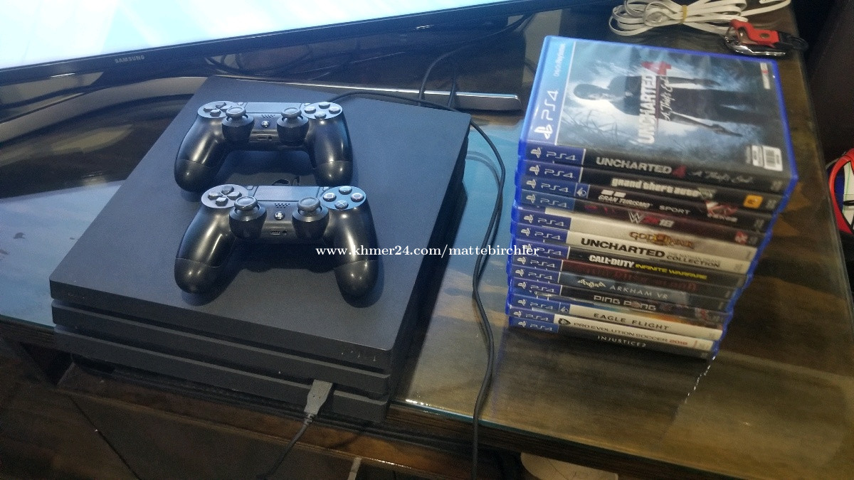 PS4 PRO 1TB gaming console. Price 450 in Phnom Penh, Cambodia Matte