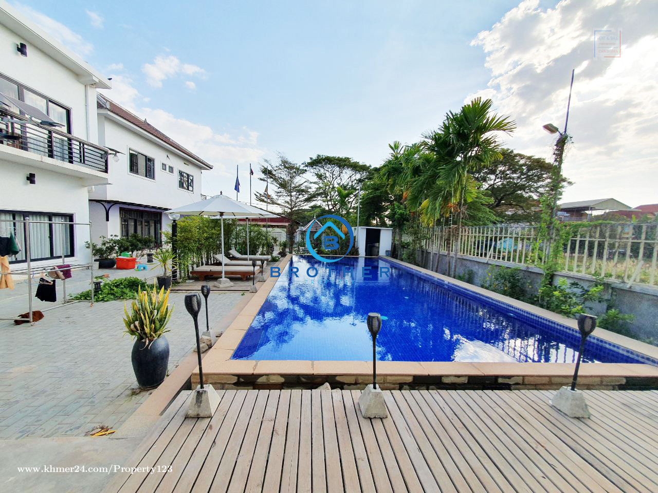 Luxury Apartment for rent with Swimming pool in Siemreap in Kouk Chak