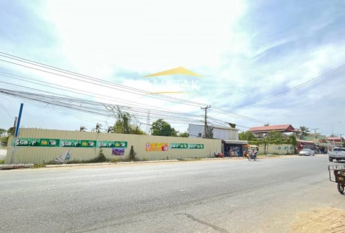 ដីលក់ លើផ្លូវជាតិលេខ2 ជិតផ្លូវសម្តេចហ៊ុនសែន 60ម