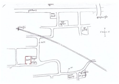 ដីលក់បន្ទាន់ (House and Land for sale )10.5m X 30m