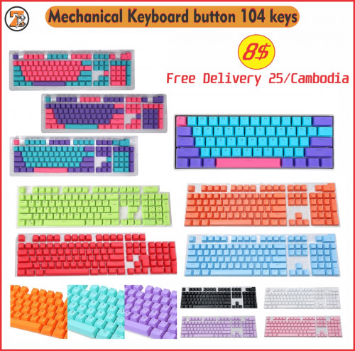 Machenical Keycaps Button 104 keys replacement