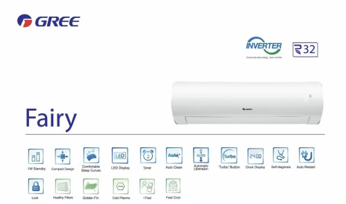 ម៉ាសុីត្រជាក់Gree inverter R32 1hp (WiFi) ធានា៣ឆ្នាំពីក្រុមហ៊ុន