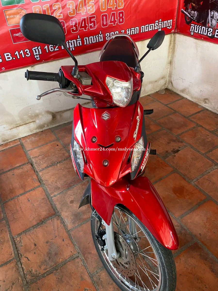 Suzuki smash in Phnom Penh, Cambodia on