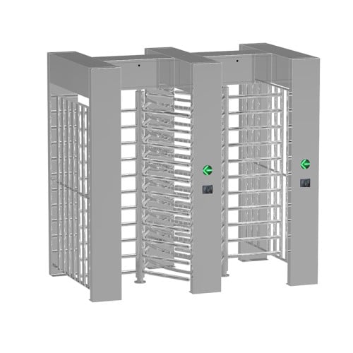 AI-FH003D Double Entrance Full Height Turnstile Gates - - ប្រពន្ធ័គ្រប់គ្រងច្រកចេញចូល អគារ ស្ថាបន័