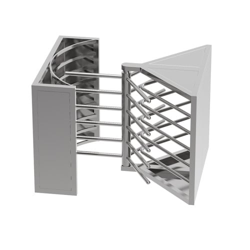 AI-HH002 Single Passage Waist Height Automatic Turnstile - ប្រពន្ធ័គ្រប់គ្រងច្រកចេញចូល អគារ ស្ថាបន័