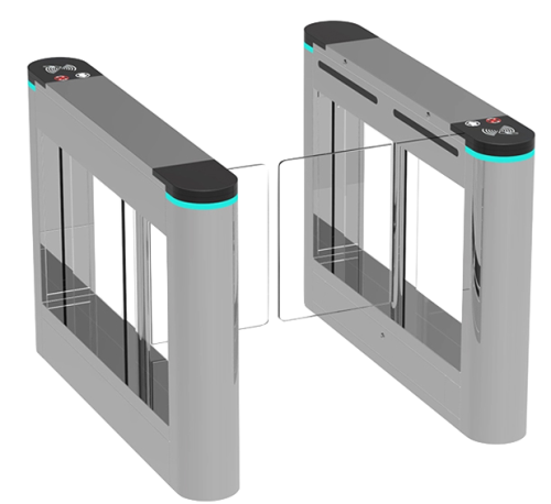 AI-LST001 High End Automatic Swing Turnstile Gate - ប្រពន្ធ័គ្រប់គ្រងច្រកចេញចូល អគារ ស្ថាបន័
