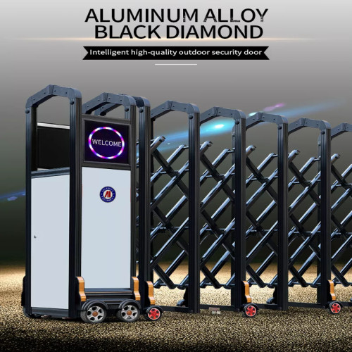 AI-QG-L1727 Retractable Fence Gate of Electric Automatic - ទ្វារទំនើប រឹងមាំបញ្ចាទេឡេ