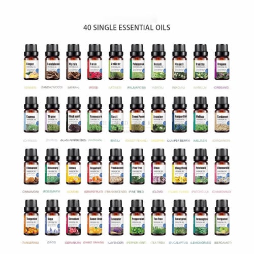 Pure Essential Oil 100% ប្រេងក្រអូប មានក្លិនច្រើនអាចជ្រើសរើសបាន!! ចំនុះ10មីលីលីត្រ
