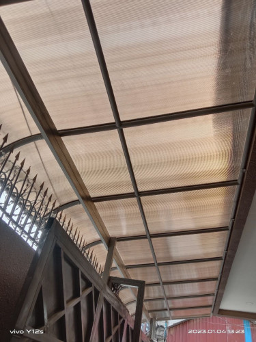Polycarbonate roofing