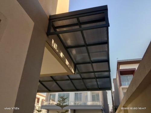 Polycarbonate roofing
